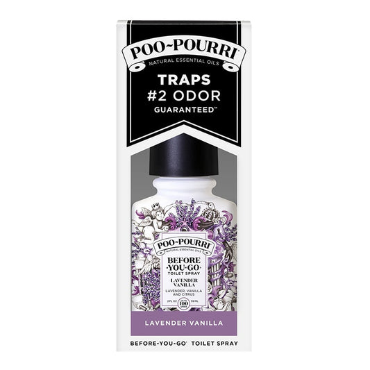 PooPourri Lavender Vanilla 2oz boxed  Lavender + Vanilla + Citrus